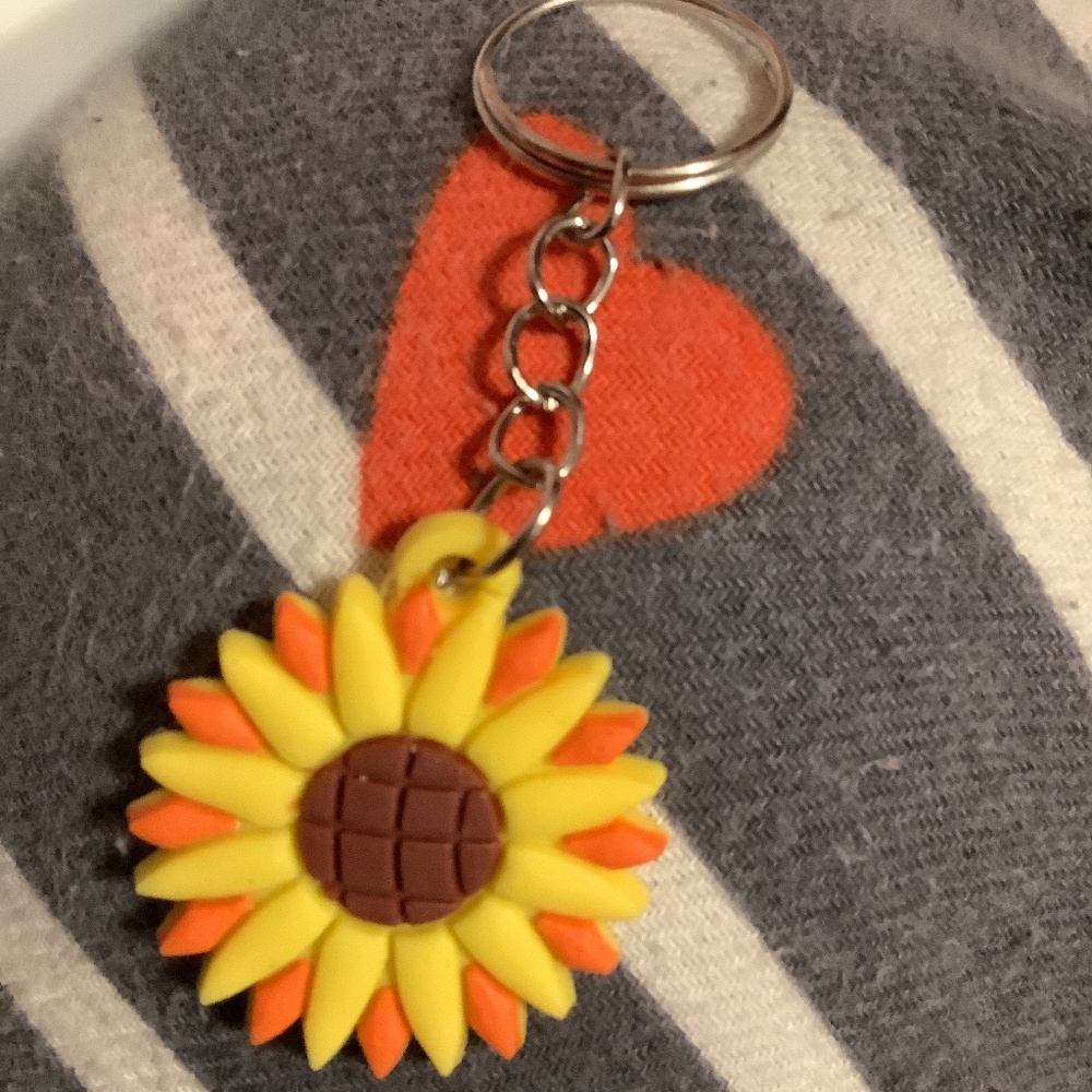 Sunflower key decoration